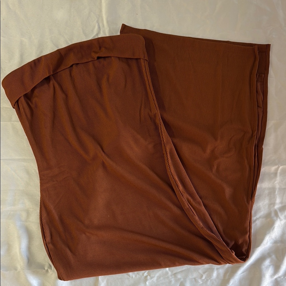 Elegant Brown Maxi Dress